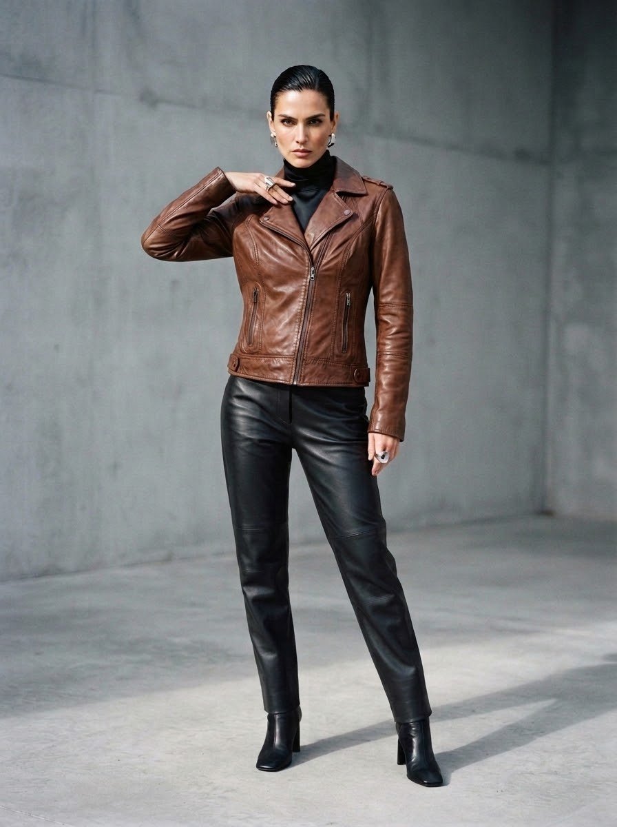Lederjacke für Damen